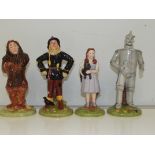 Set of four Royal Doulton figures, Dorothy, Lion,