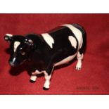 Beswick C H Coddington Hilt Bar Friesian bull 12cm