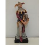 Royal Doulton figure, The Jester, height 24cm