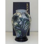 Moorcroft vase, inverted baluster form, impressed