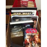 Large collection of Star Wars books, annuals and V