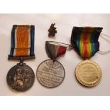 Great War medal medal pair, comprising War Medal a