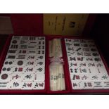 Cased Mahjong set