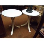 Pair of contemporary side tables