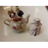 Paul Cardew Alice in Wonderland teapot togther wit