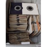 Large collection of 7" 45 single records