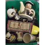 Assorted ceramics to include crested ware, novelty