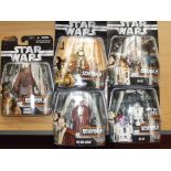 5x Star Wars episode 3 figures