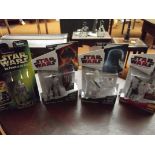 4x starwars figures - legacy collection - the clon