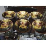 6 Royal Doulton dishes, Cottage pattern