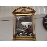 Guilt framed bevelled mirror