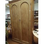 Large pine wardrobe