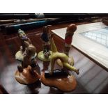 Collection of 5 Royal Doulton Bunnykins, Gymnastic