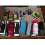 Collection of vintage toy cars to include Corgi's