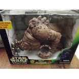 Star Wars Rancor and Luke Skywalker figure