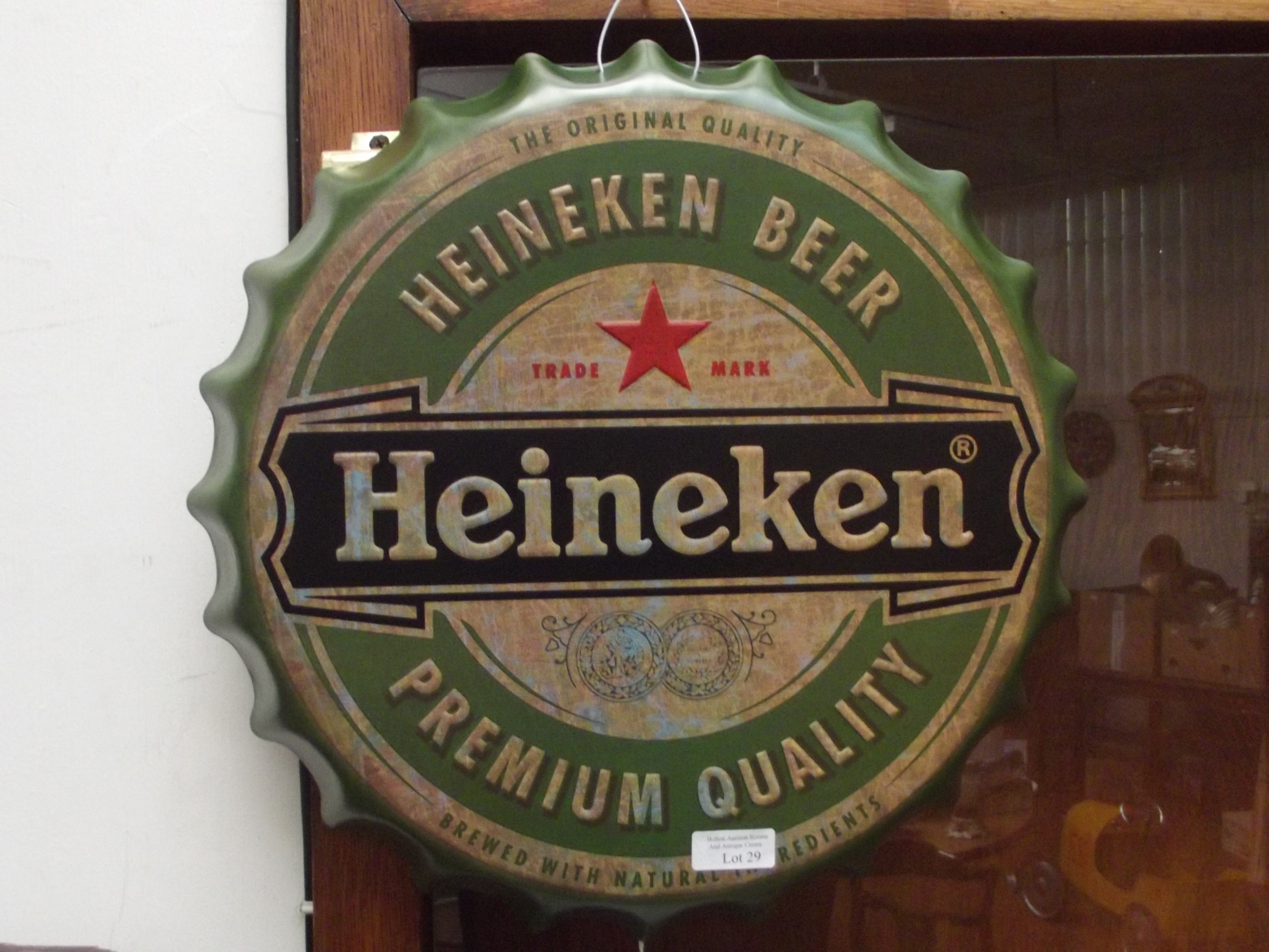 Heineken advertising sign