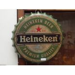 Heineken advertising sign