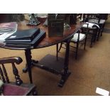 Mahogany drop leaf table