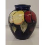 Moorcroft vase in the Wisteria pattern, impressed