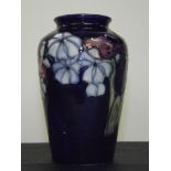 Moorcroft vase in the Orchid pattern, impressed and painted marks, height 10.5cm