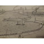 In the manner of Laurence Stephen Lowry, pencil sk