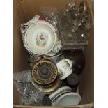 Assorted items to include nursery ware, a Victoria