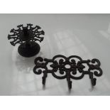 Victorian cast iron stamp holder carousel (could