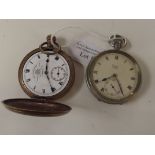 Two pocket watches for spares and repair
