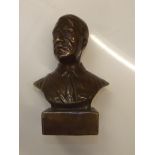 Brass bust in the form of Adolph Hitler