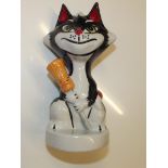 Lorna Bailey Cat with broom figure