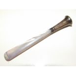 Silver mounted Mother of Pearl cheroot holder