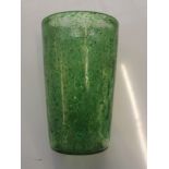 Retro mottleed glass vase