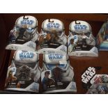 5 boxes of Star Wars Legacy Collection