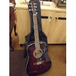 Avalanche acoustic guitar with soft case