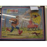 Framed Desperate Dan poster