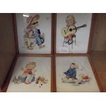Set of four Mabel Lucie Attwell prints