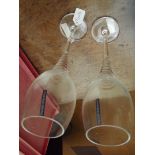 Pair of Edinburgh Crystal wine glasses