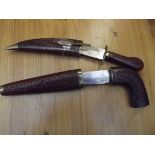 Two Indian Jambiya type knifes