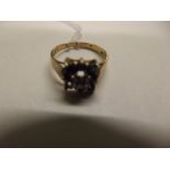 9 carat gold dress ring