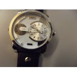 Diesel wristwatch with white dial