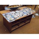 Pine coffee table with storage