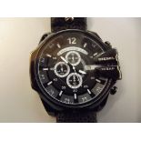 Diesel wristwatch with black dial