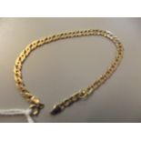 9 carat gold bracelet, 3 grams