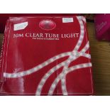 3 boxes of 10 meter clear tube lights