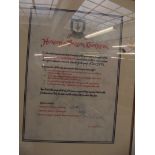 Health for Bolton framed Charter