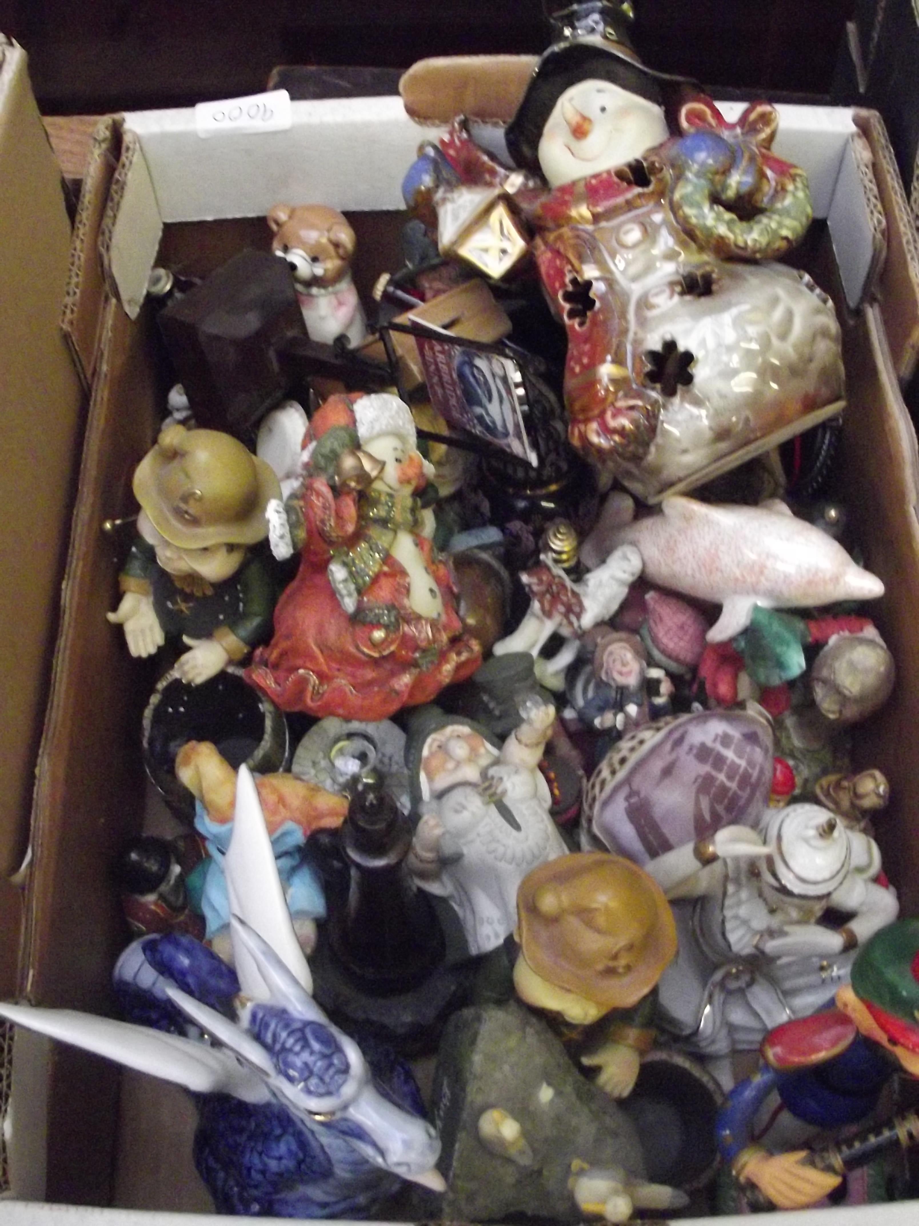 Box of small ornaments