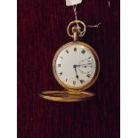 Gold plated pocket watch