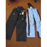 2 pairs of ski trousers