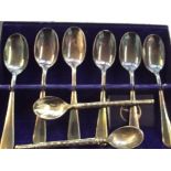 Cased spoon collection