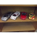 4 collectable cars